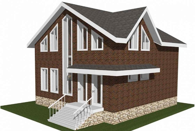 Проект дома 9 x 10