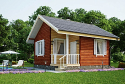 Проект бани 6 х 6 v.2