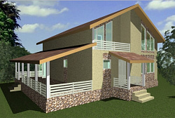 Проект дома 12 x 11