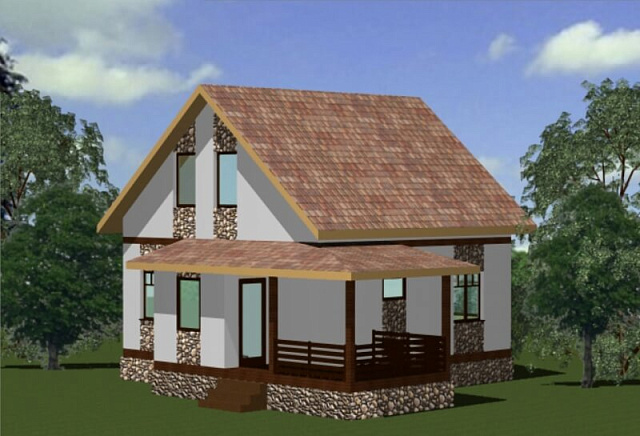 Проект дома 10 х 9