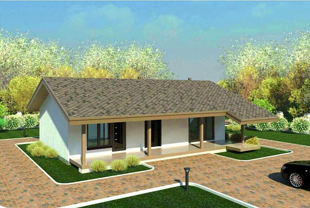 Проект дома 11 х 8