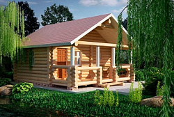 Проект бани 6.5 x 6.5