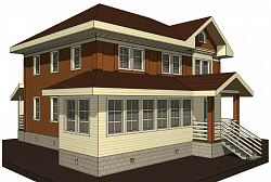 Проект дома 13 x 11