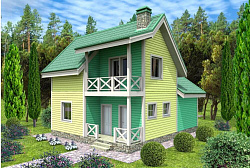Проект дома 8 х 10