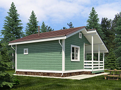 Проект бани 7 x 7.5