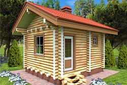 Проект бани 4 х 4.5